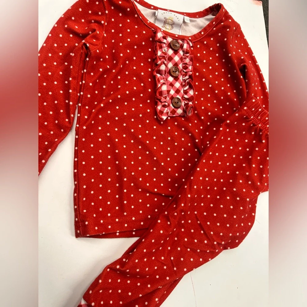 18M Swoon Baby Red Polka Dot Pajama Set